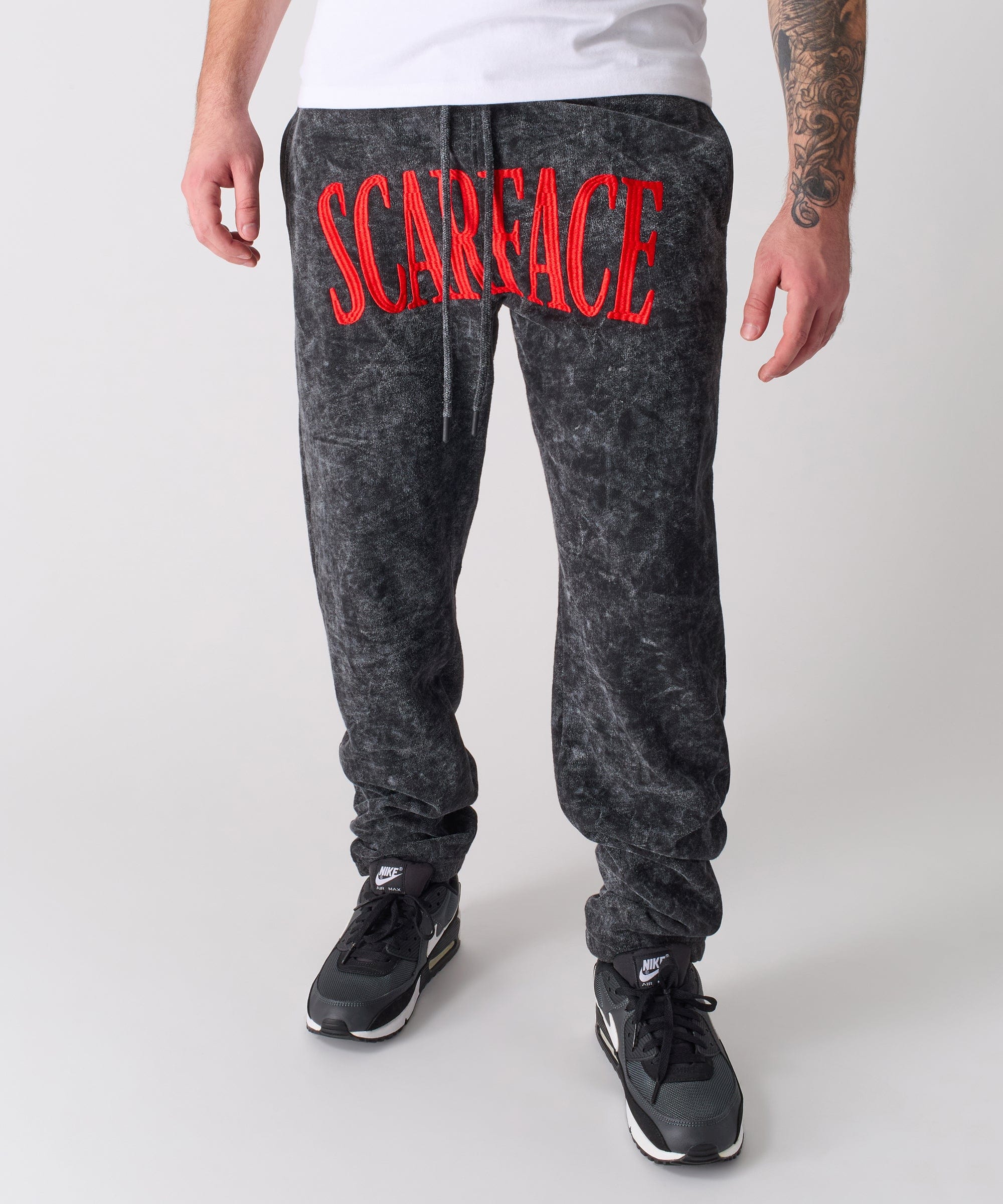 Scarface Jogger - Washed Black