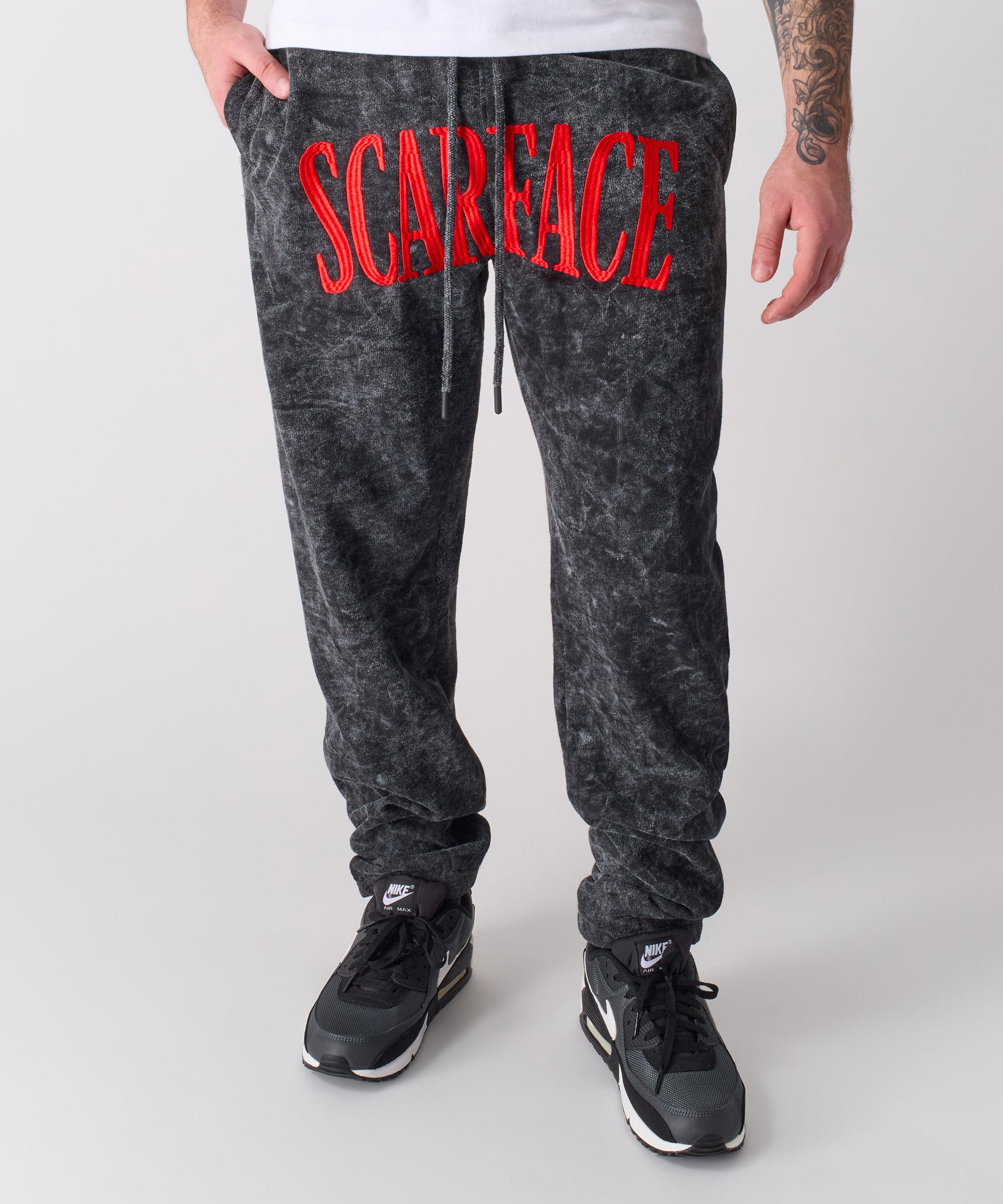 Scarface Jogger - Washed Black