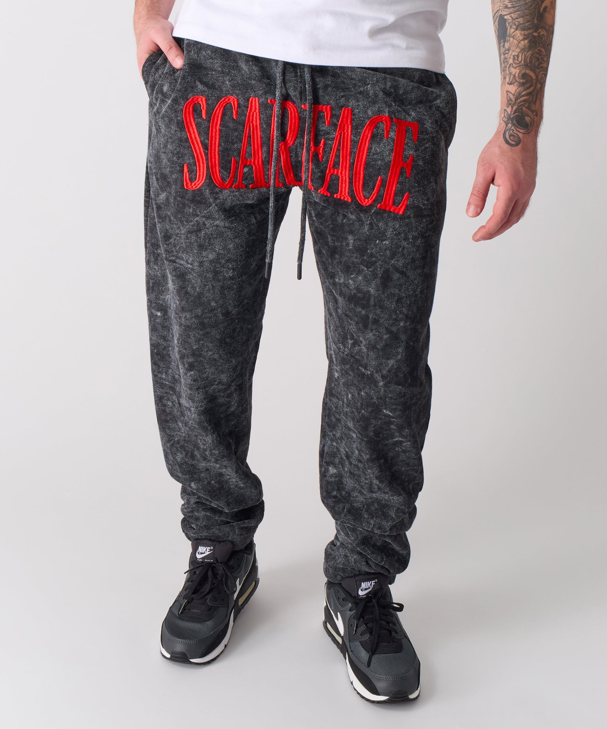 Scarface Jogger - Washed Black