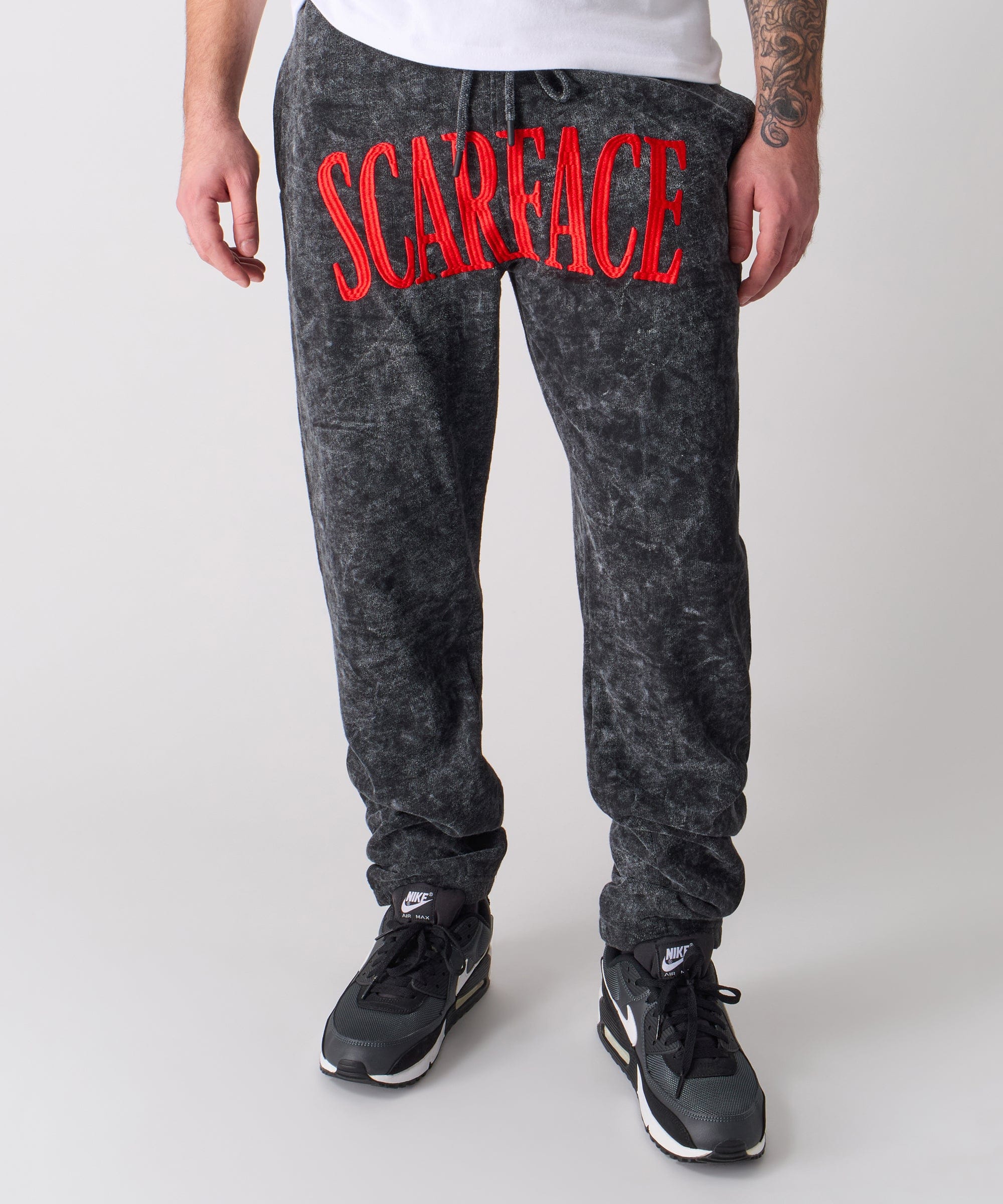 Scarface Jogger - Washed Black