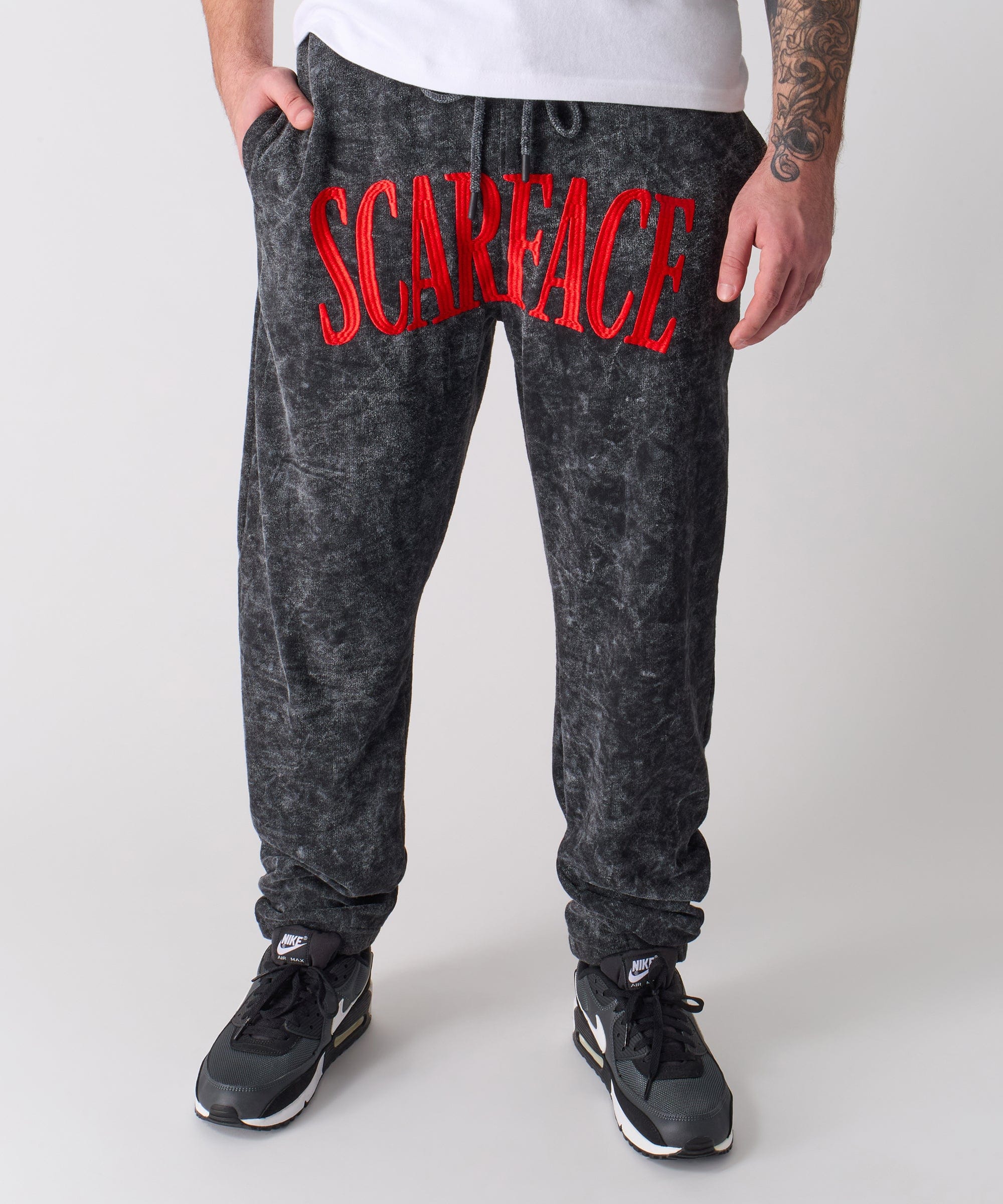 Scarface Jogger - Washed Black