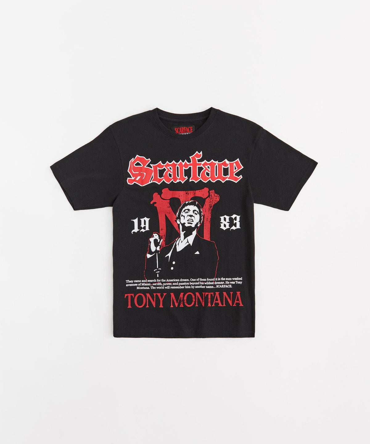 Scarface The World Short Sleeve Tee - Black