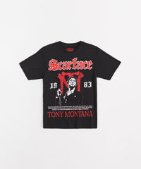Scarface The World Short Sleeve Tee - Black