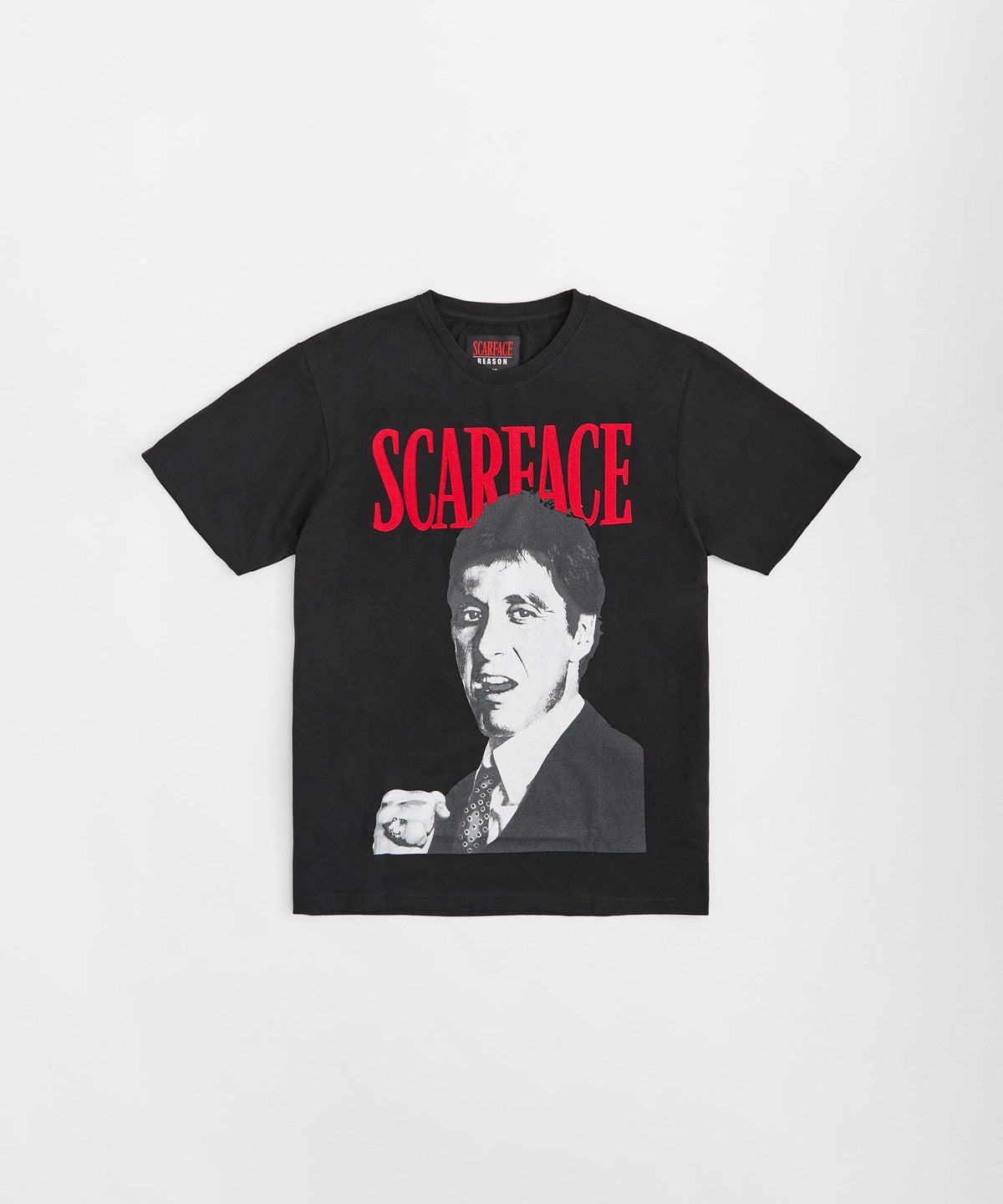 Plus Size Scarface Short Sleeve Tee - Black