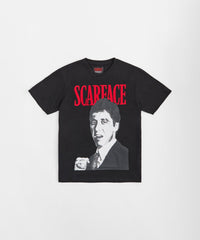 Plus Size Scarface Short Sleeve Tee - Black
