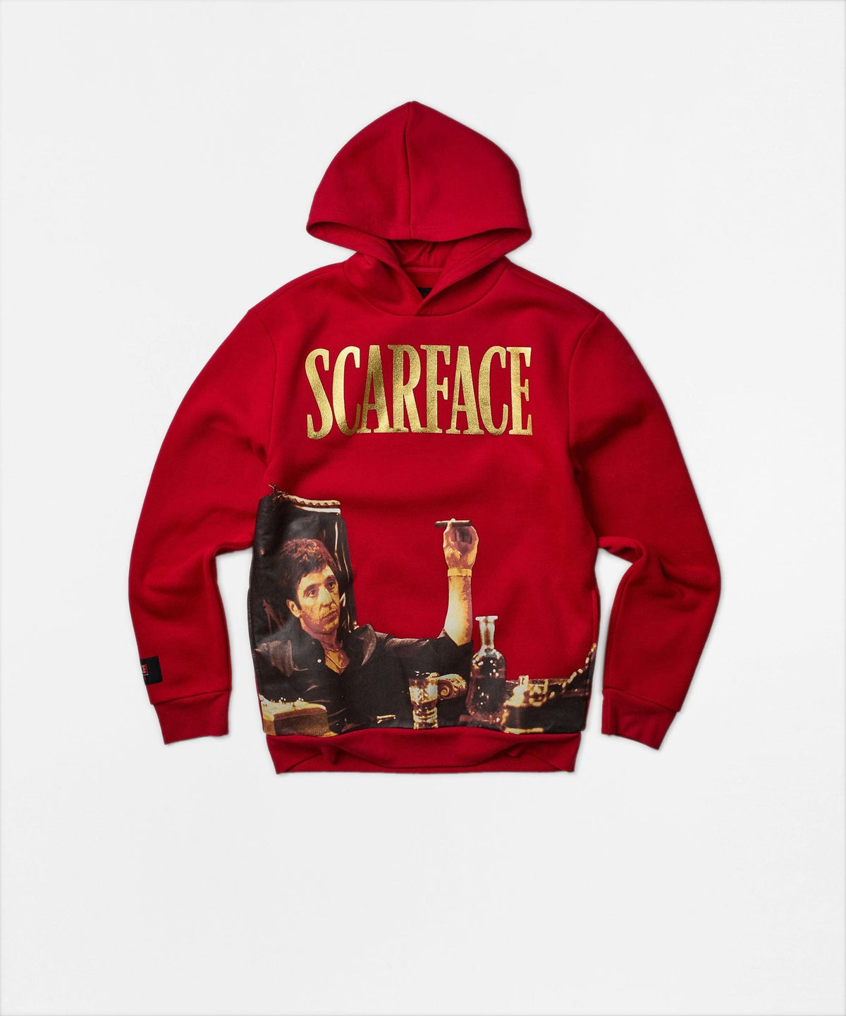 Scarface Photo Print Hoodie - Red