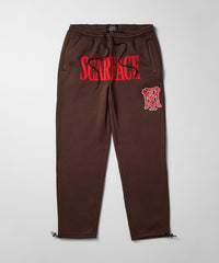 Plus Size Scarface White Suite Jogger - Brown