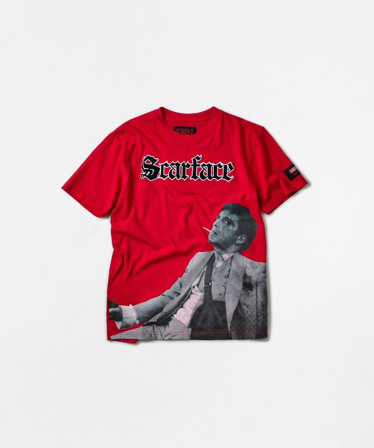 Scarface Old English Short Sleeve Tee - Red