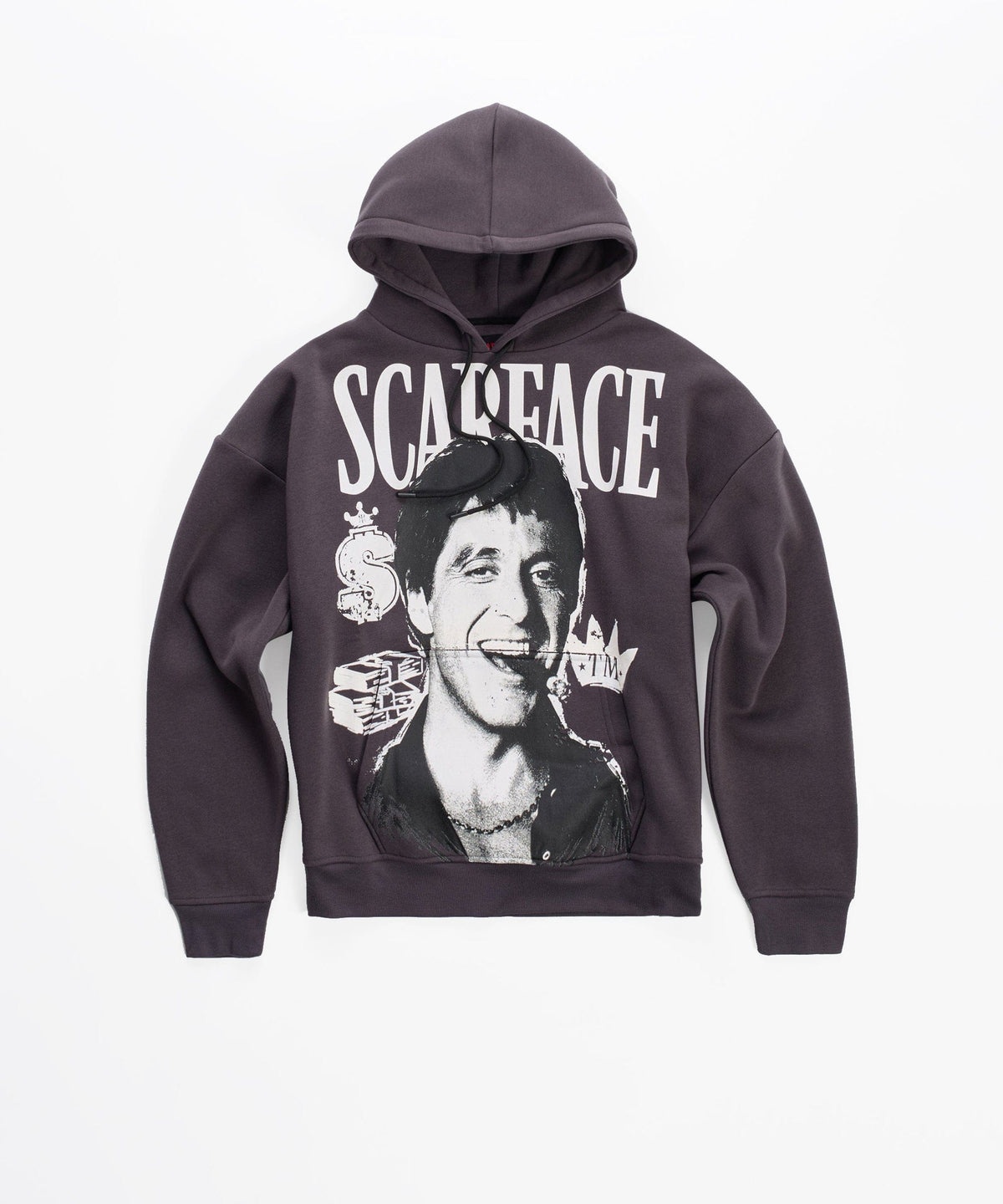 Scarface Tony Montana Oversized Hoodie - Grey