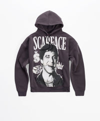 Scarface Tony Montana Oversized Hoodie - Grey
