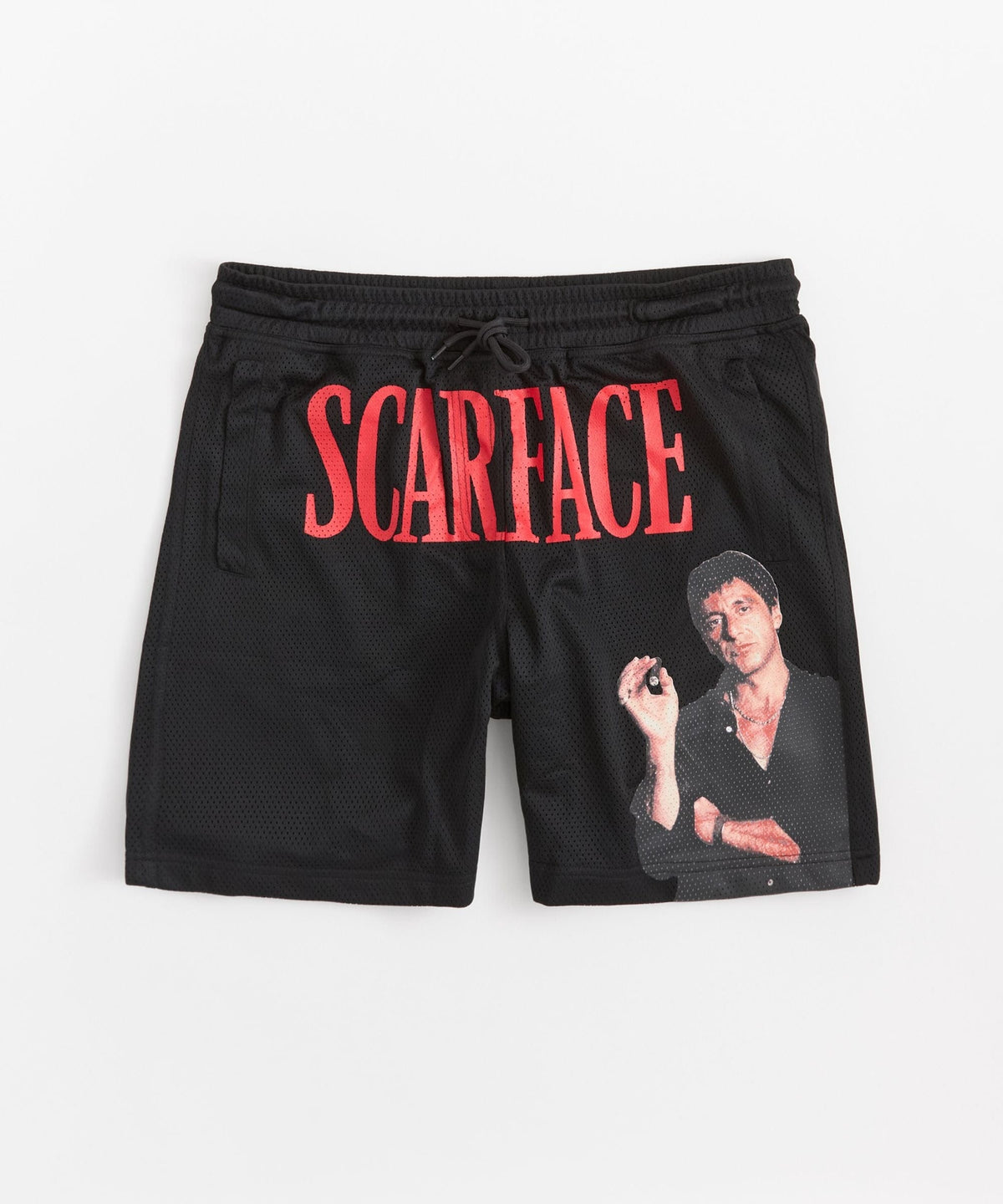 Scarface Old English Mesh Short - Black