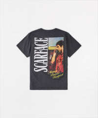 Scarface Power Embroidered Short Sleeve Tee