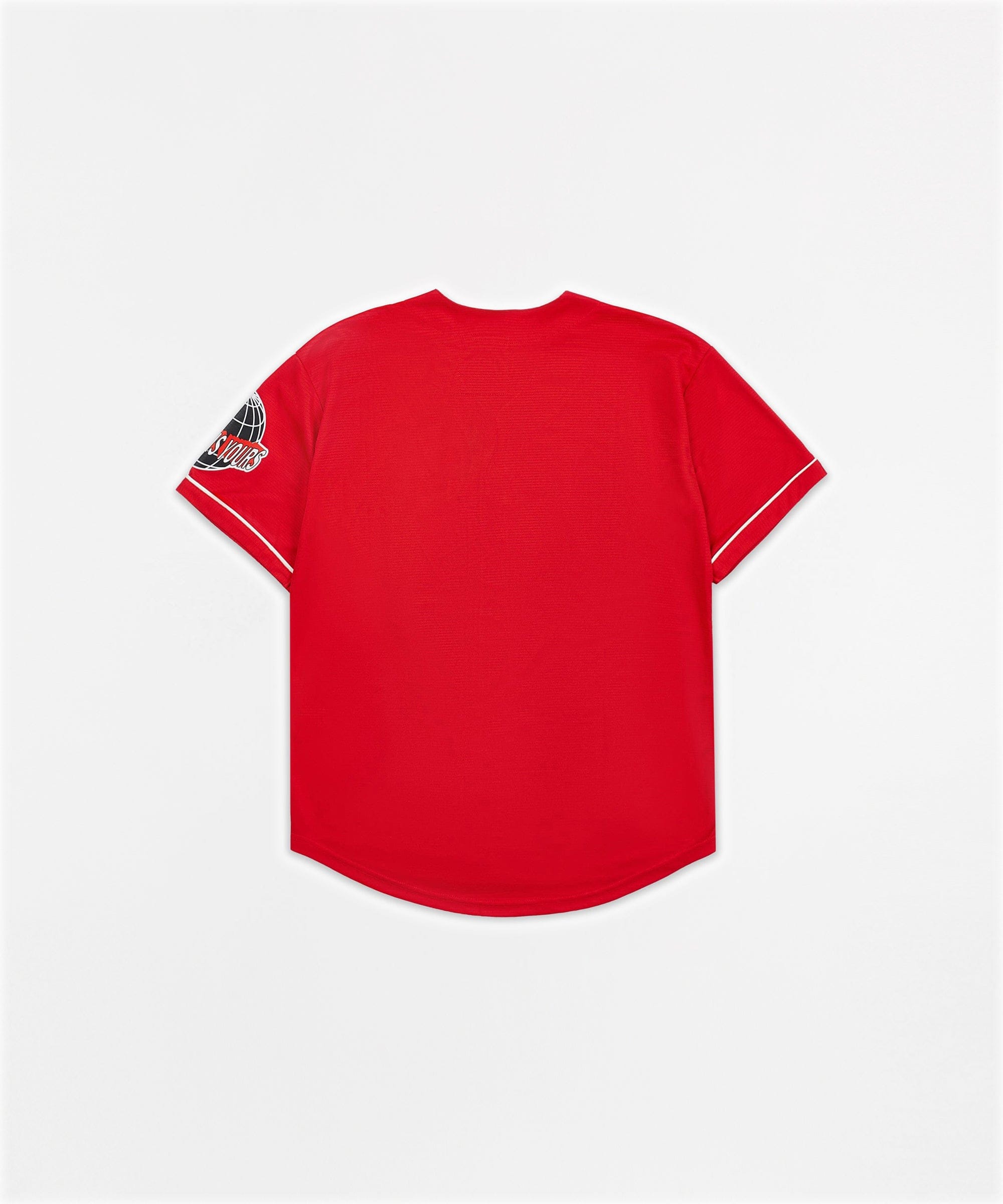 Scarface Baseball Button Up Jersey - Red