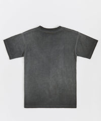 Scarface Split Short Sleeve Tee - Washed Black