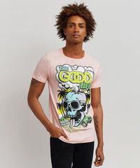 The Good Life Short Sleeve Tee - Pink