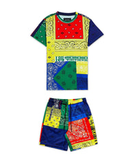 Bandana Tee And Shorts Set