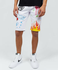 Beach Rider Denim Shorts