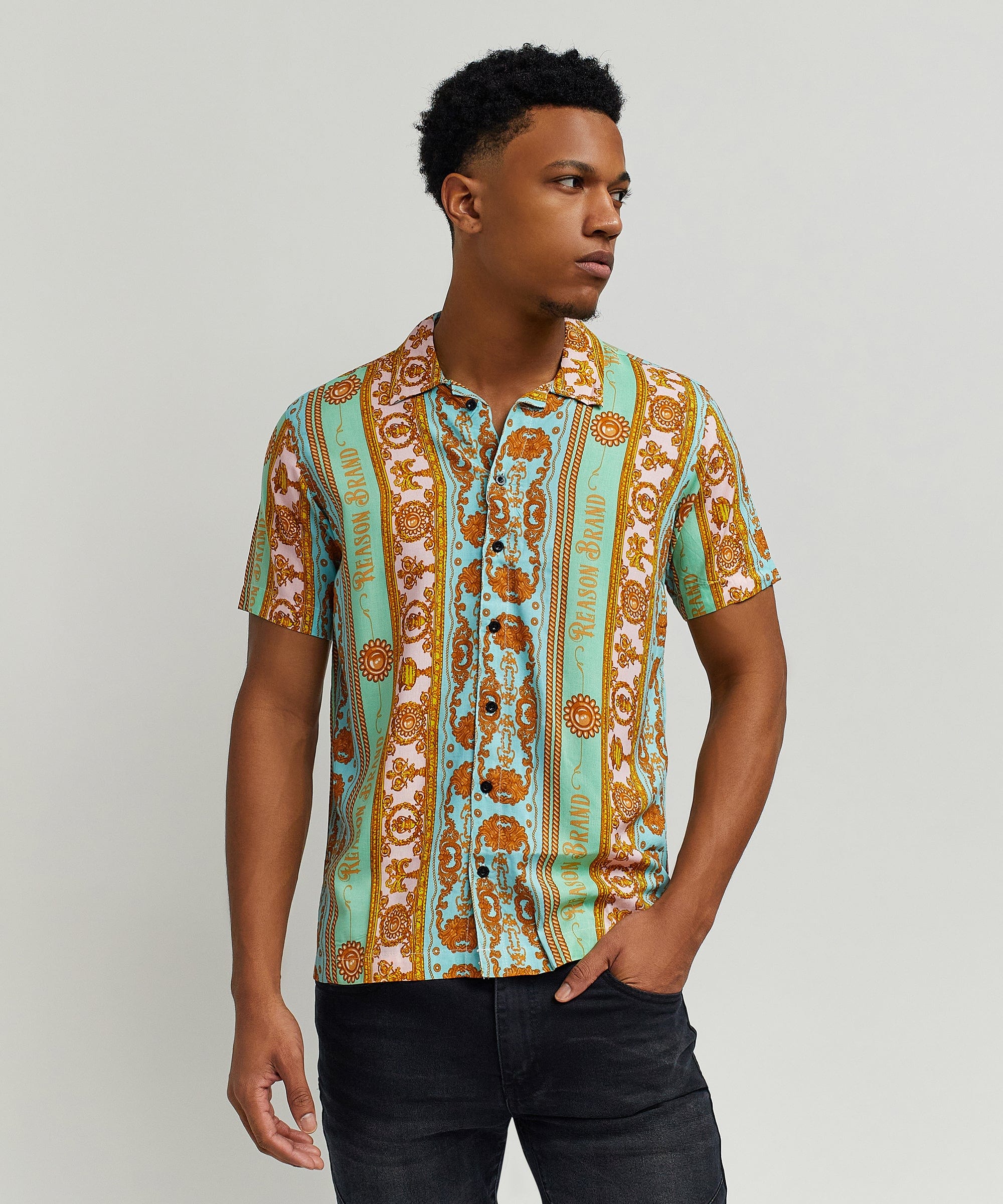 Royal Chain Short Sleeve Shirt
