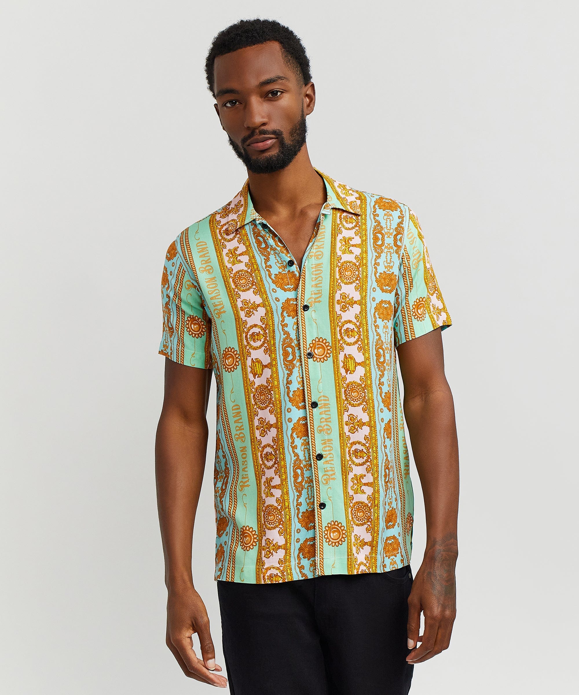 Royal Chain Short Sleeve Shirt