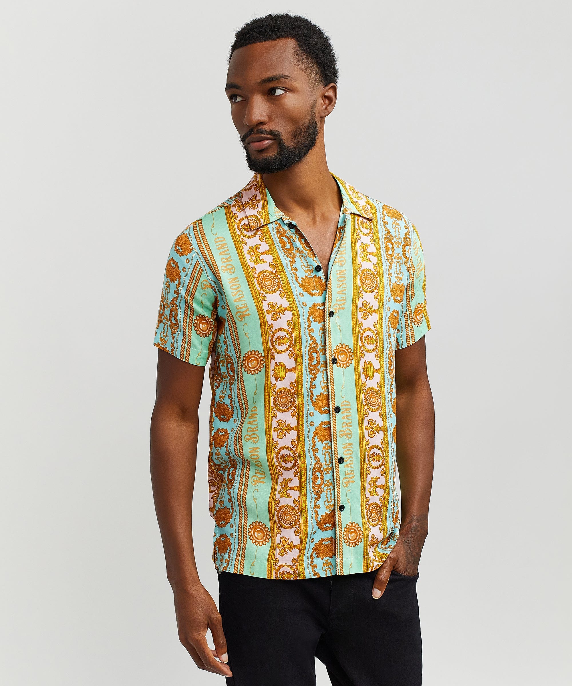 Royal Chain Short Sleeve Shirt