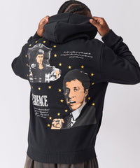 Scarface Distressed Hoodie - Black