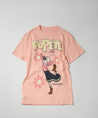 Womens Popeye Olive Oyl Short Sleeve Tee - Pink