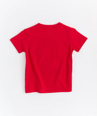 Women Betty Boop Born To Be Wild Baby Tee - Red