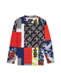 Swans All Over Print Long Sleeve Tee