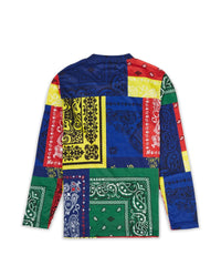 Bandana Multi Colored Long Sleeve Tee