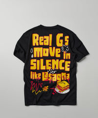 Lil Wayne Real GS Front And Back Print Short Sleeve Tee - Black