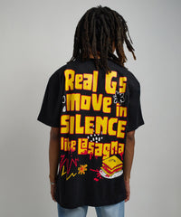 Lil Wayne Real GS Front And Back Print Short Sleeve Tee - Black
